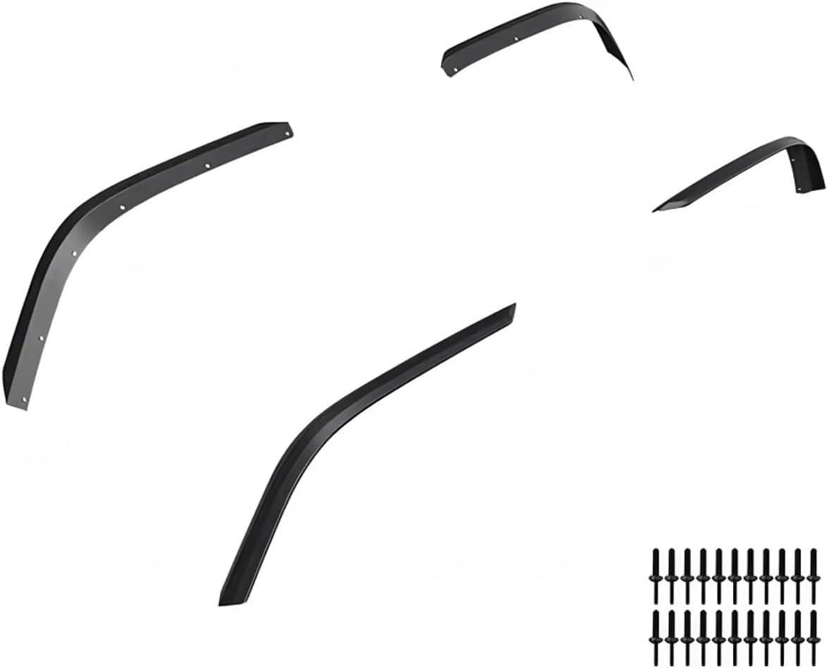 Fender Flares Extensions Set Compatible with Jeep Gladiator JT 2020-2023 Models image number 2