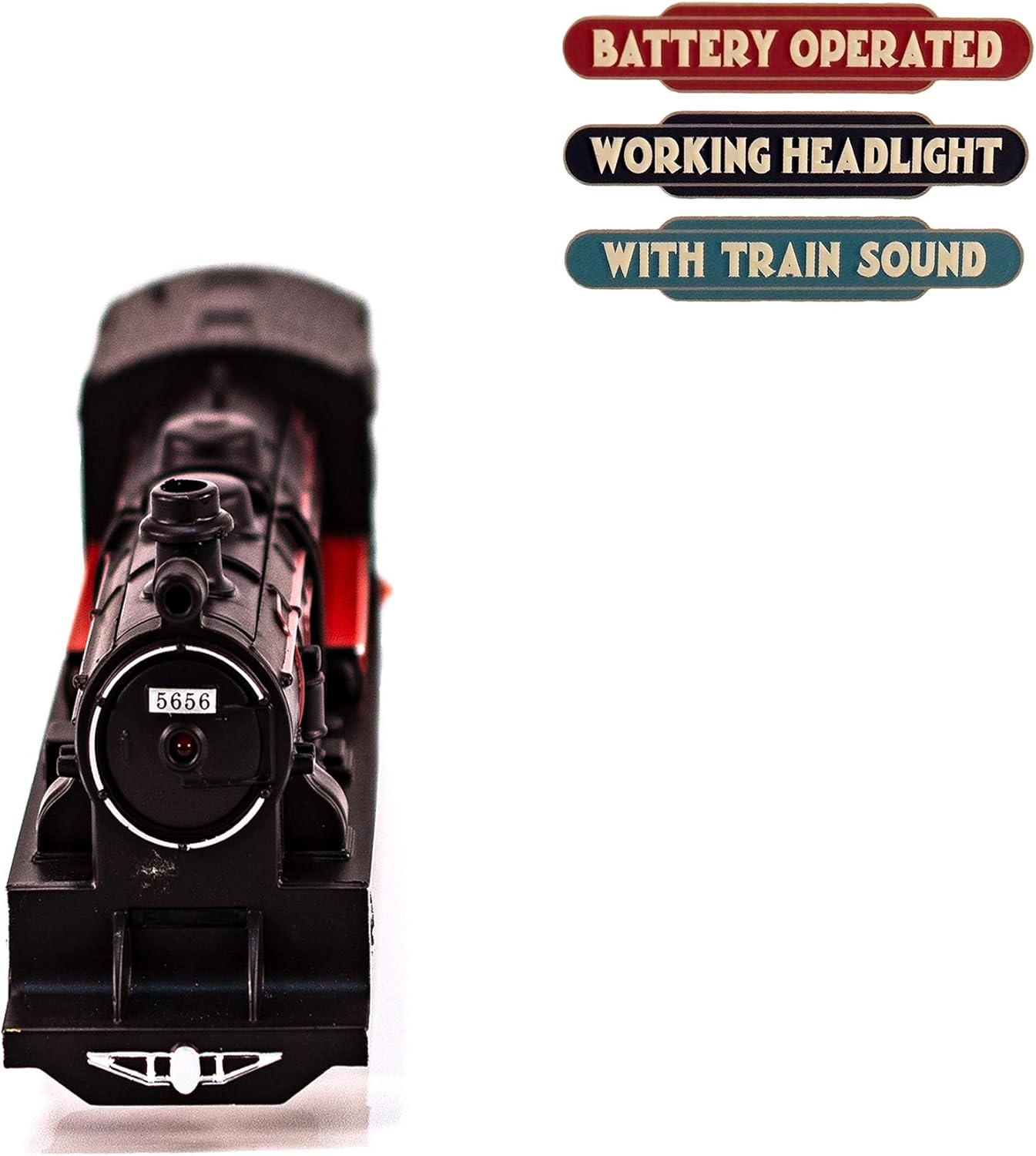 Retro Classic Large Toy Train Set with Train image number 5