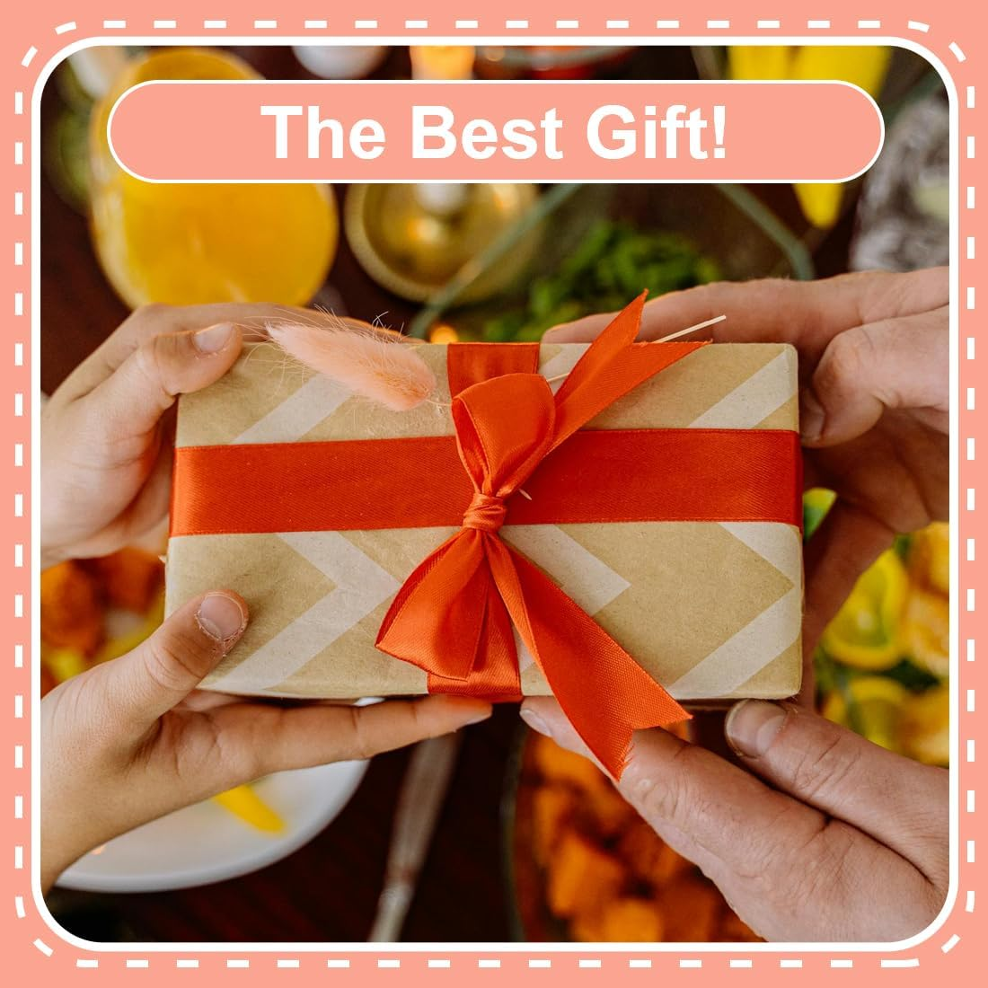 CATOR 1 Piece Hair Bobbles Silk Scrunchies for Women, Hair Scrunchies Soft Elastic Silk Skrunschis Large for Women Girls image number 1