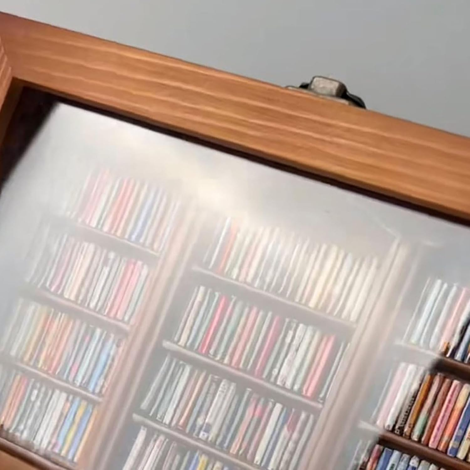 Shake Away Your An-Xiety Miniature Bookshelf, Mini-Book Match Boxes Display Case Cabinet, Wooden Bookcase Desktop Ornament, Creative Anti-An-Xiety Toy, Gifts for Book Lovers, 2023 Christmas Home Decor image number 6