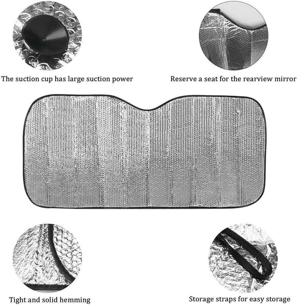 BIGTEDDY 1X Extra Big Large Van Bus Truck Sunshade Windscreen Sun Shade Heat Reflective image number 5