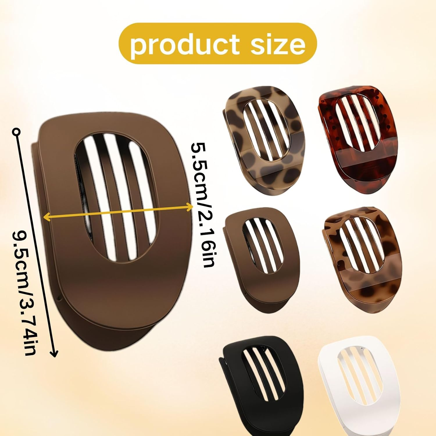 Women'S Hair Clips 6 Pieces Flat Hair Clips in 6 Colours, Non-Slip & Gentle, Hairstyle Accessories for Thick & Thin Hair, Everyday Office Party Wedding Gift image number 1