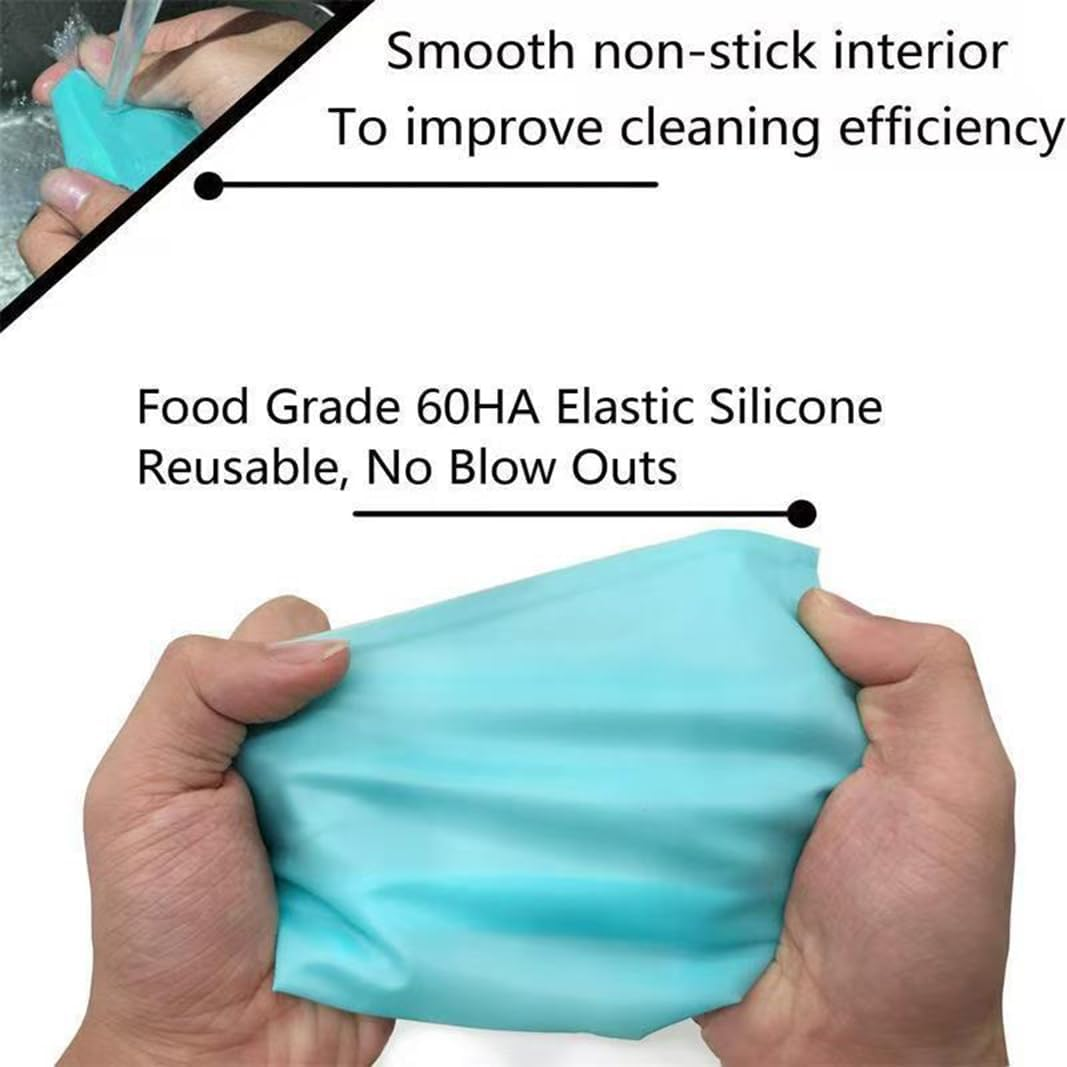 72-Piece Piping Bags and Nozzles Cake Decorating Kit with Storage Case, Icing Scrapers & Tips - Baking Tools for Cakes, Cupcakes, Cookies image number 5