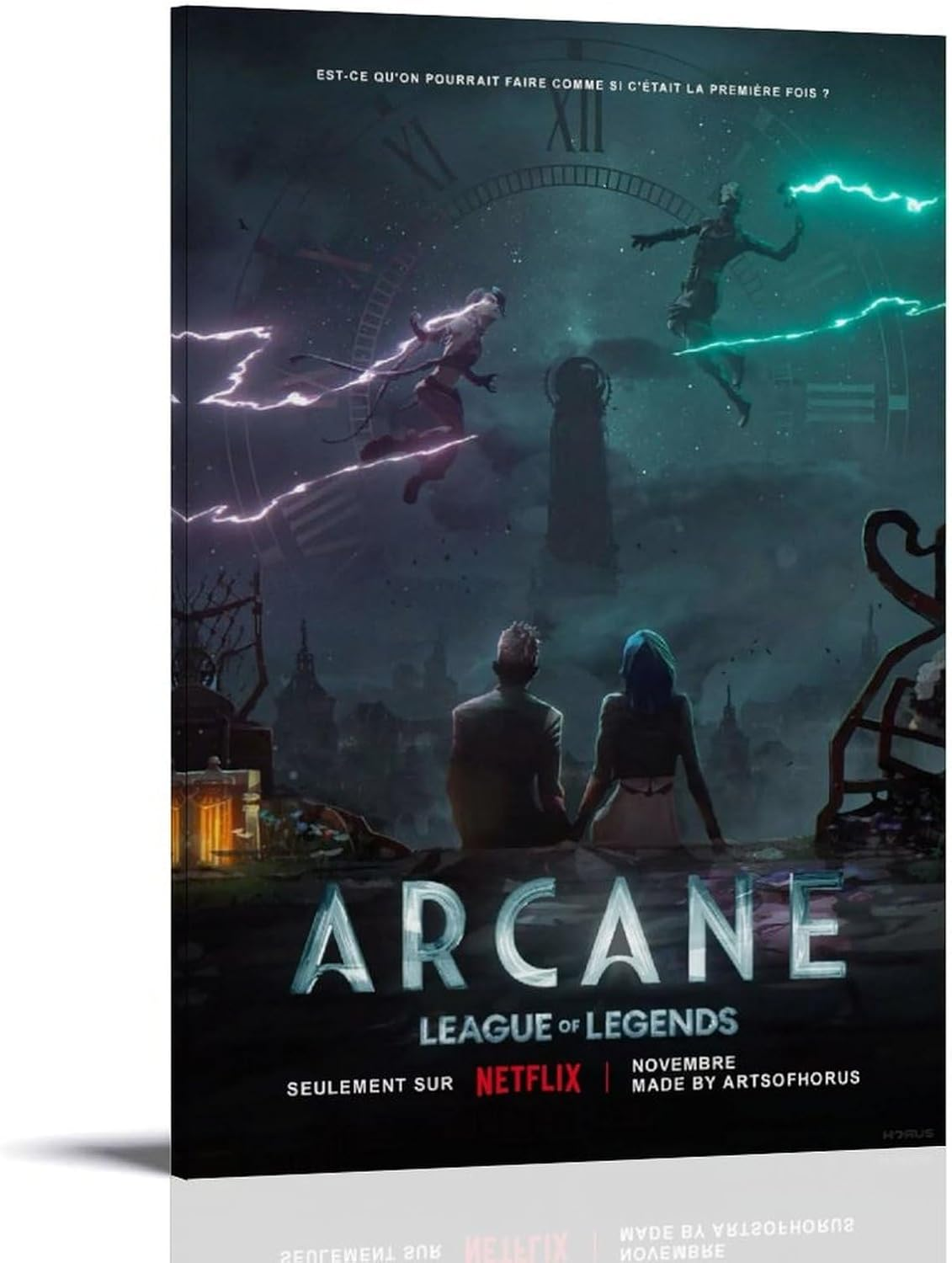 Anime Arcane Poster Poster Canvas Painting Wall Art Picture Home Decor Print for Bedroom Living Room Dorm Study Bar Office 20X30Inch(50X75Cm) image number 3