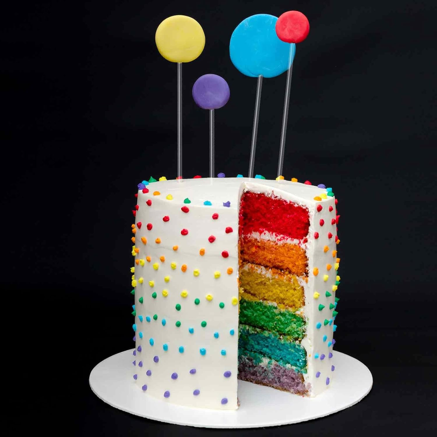 50 Pcs Acrylic Lollipop Sticks 8 Inch Cake Pop Sticks Clear round Stir Rod Reusable Cake Topper Sticks Acrylic Strip for Making Candy Dessert Lollipops Cake Cookie Pop Sticks DIY (3Mm Diameter) image number 5