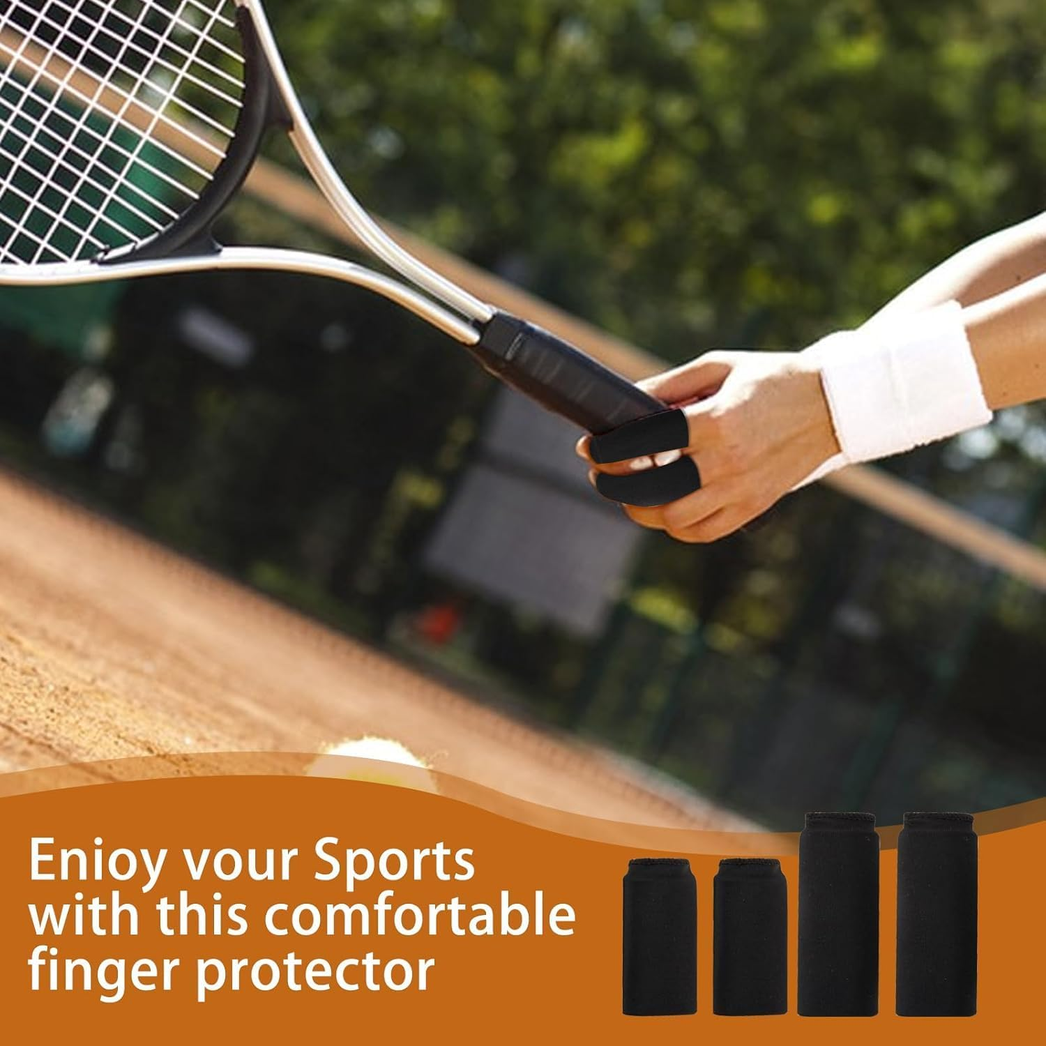 4PCS Finger Sleeves Gel Ice Pack, Lasting Cold Compress Freeze Sleeve,Reusable Finger Brace Ice Packs for Injuries, Arthritis, Sprains,Tendonitis,Gout,Trigger Finger,Swollen Fingers, Middle Protectors image number 6