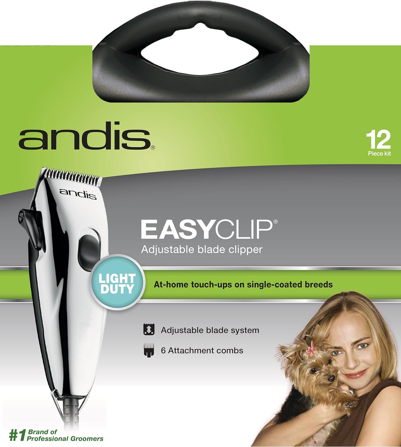 Andis Easyclip Whisper Adjustable Blade Clipper,