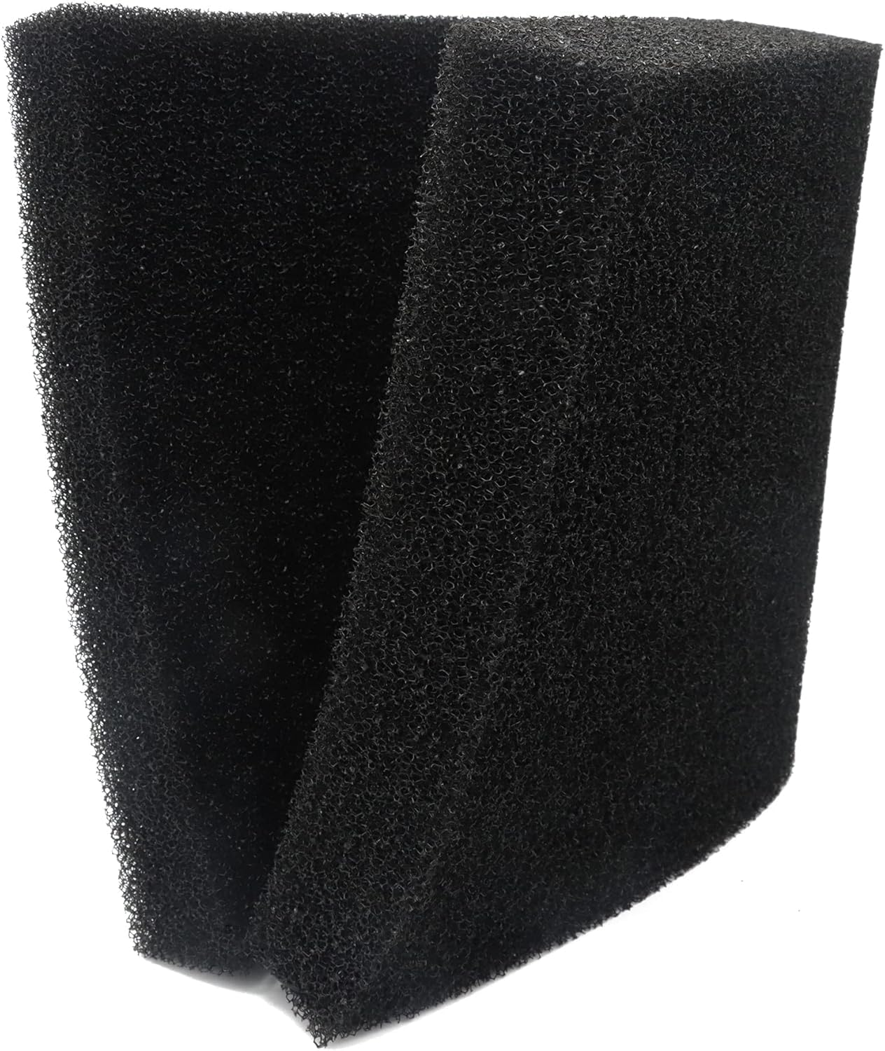 Black Bio Sponge Filter Media Pad for Aquarium Fish Tanks - Durable, High-Efficiency Water Purification with Extra Large Pores, Customizable Size 20X30X2Cm image number 1