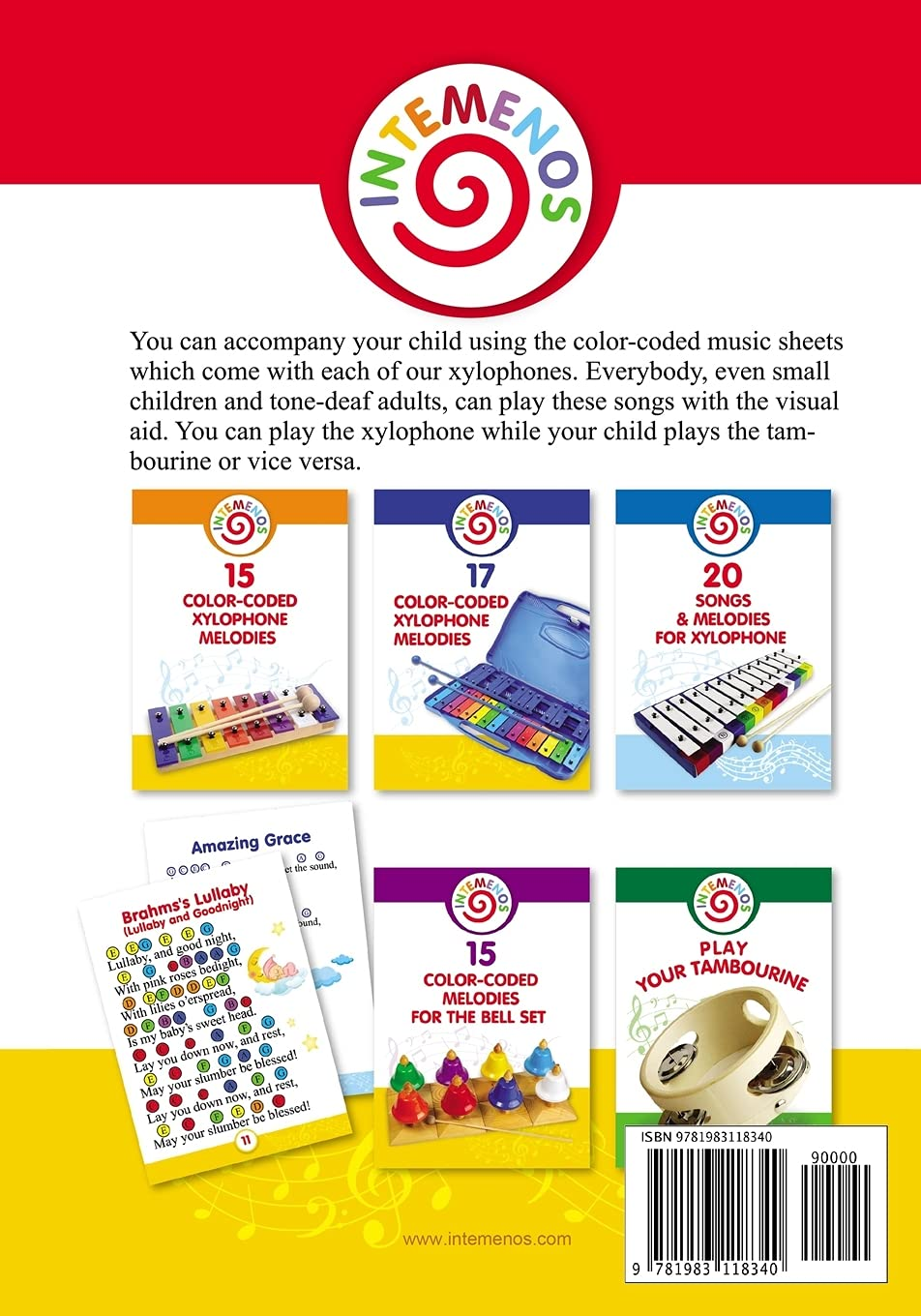 23 Letter-Coded Melodies for Xylophone: 23 Letter-Coded Xylophone Sheet Music for Beginner image number 1