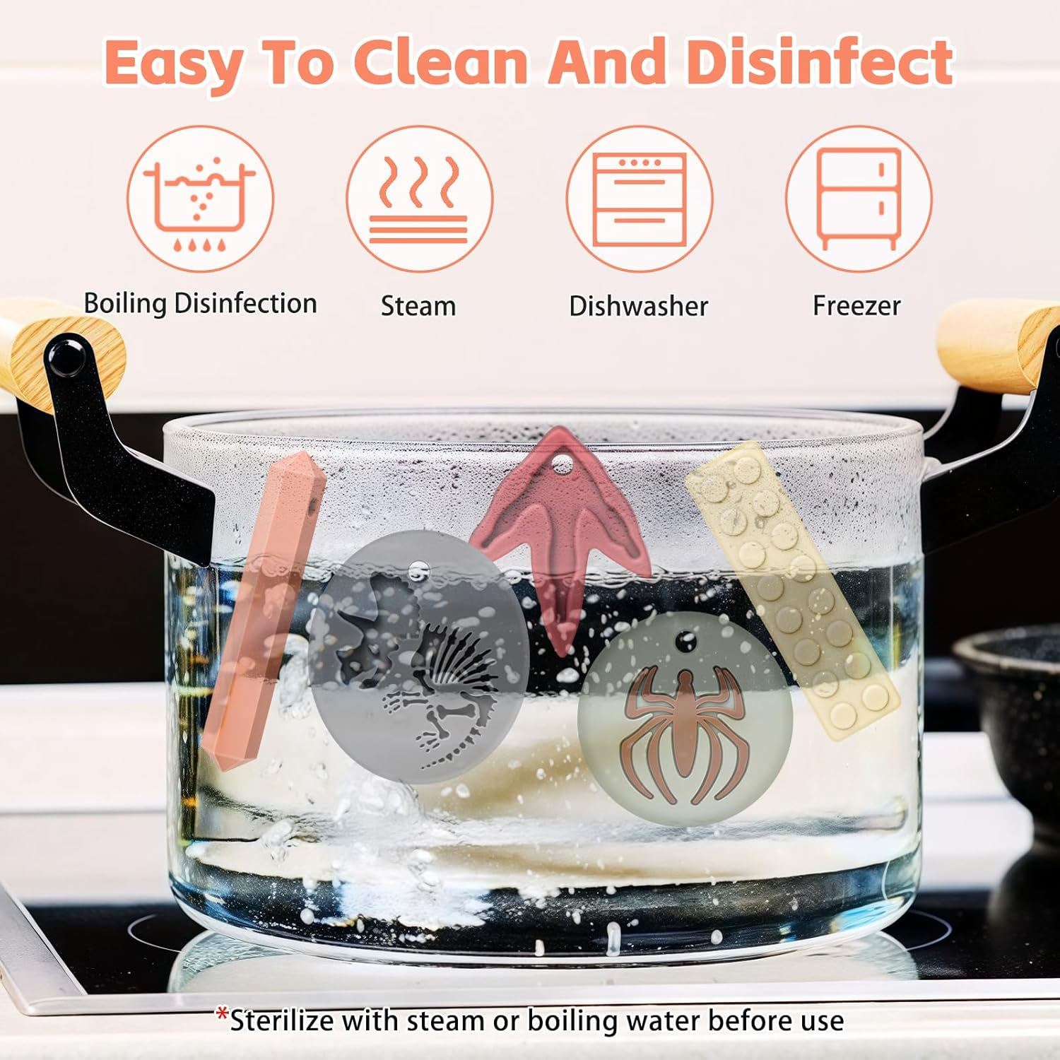 Chew Necklaces for Sensory Kids, Premium Silicone Chewy Toys for Children, Fidget Necklace for Autism Boys and Girls image number 2