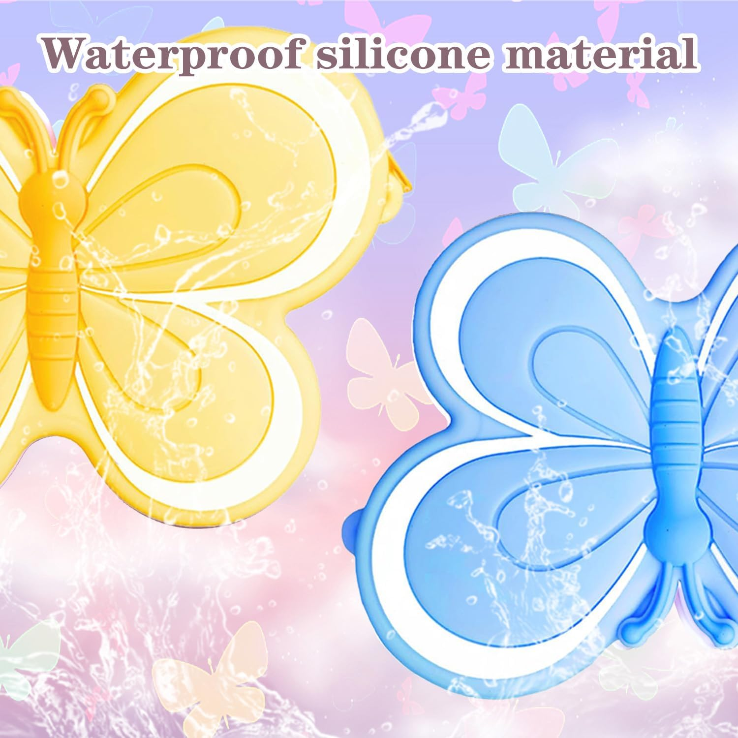 Girls Purse, Toddler Gifts Wallet for Girls, Toddler Crossbody Purse for Little Girls, Cute Mini Wallet, Novelty Small Shoulder Bag/Handbag for Kids with Detachable Strap(Butterfly) (Blue) - Pink image number 3