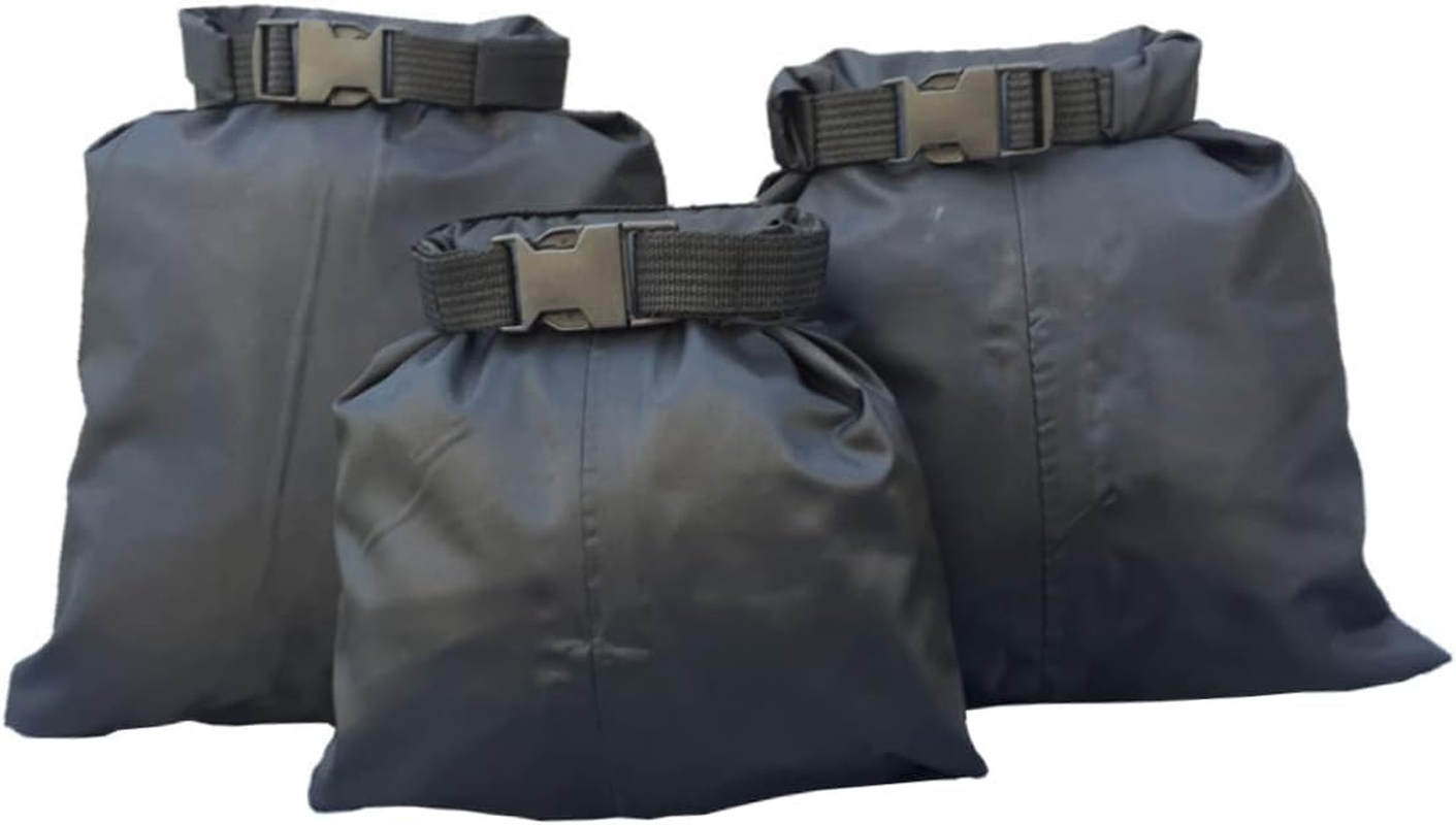 3Pcs Cameras Storage Bag Camera Outdoor Camra Sailing Dry Duffel Bag Black Pouch Three Piece Suit Storage Bags Dry Bag Light Material Bag