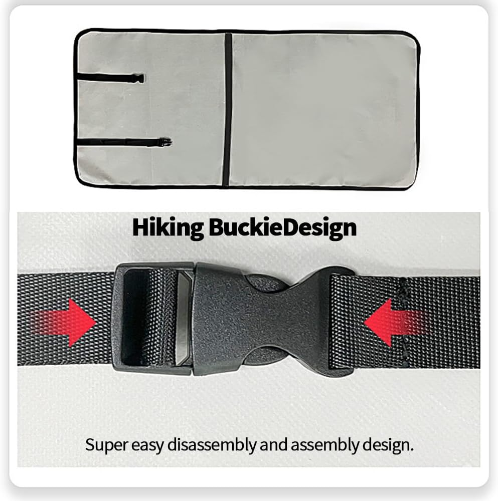 TOMVAES Dog Car Front Seat Cover, Waterproof & Non-Slip Folding Pet Car Seat Protector Cover against Pet Hairs & Soiling 41.7" L X 19.4" W image number 1