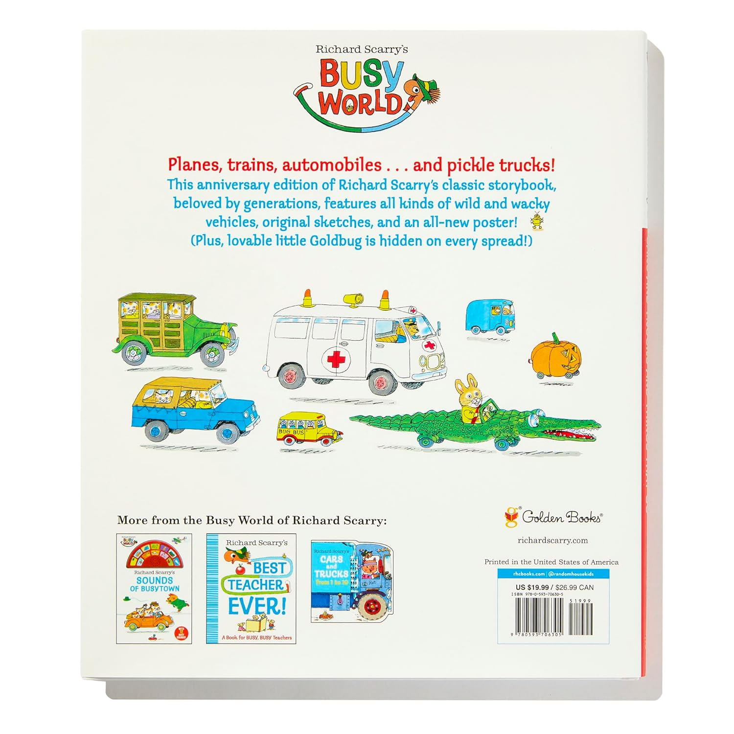 Richard Scarry'S Cars and Trucks and Things That Go: 50Th Anniversary Edition image number 5