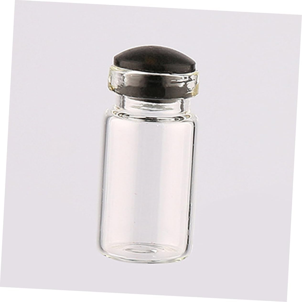 50Pcs Mini Glass Jars Silicone Assorted Wish Bottles for Messages Weddings Party Favors Craft Decoration