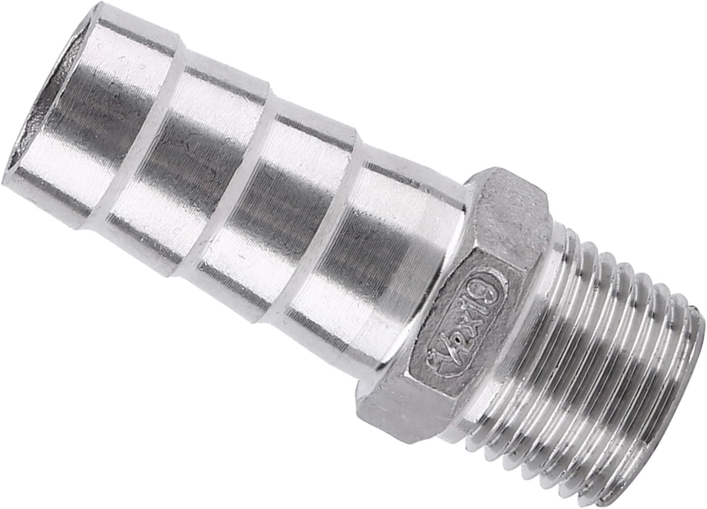 Viagasafamido Stainless Steel 304 Male Thread Pipe Fitting Hose Tail Connector BSP 1/8 Inch - Custom Fit, Easy Installation, Wide Application for Barb Hose Connector Quick Connection, Ideal image number 5