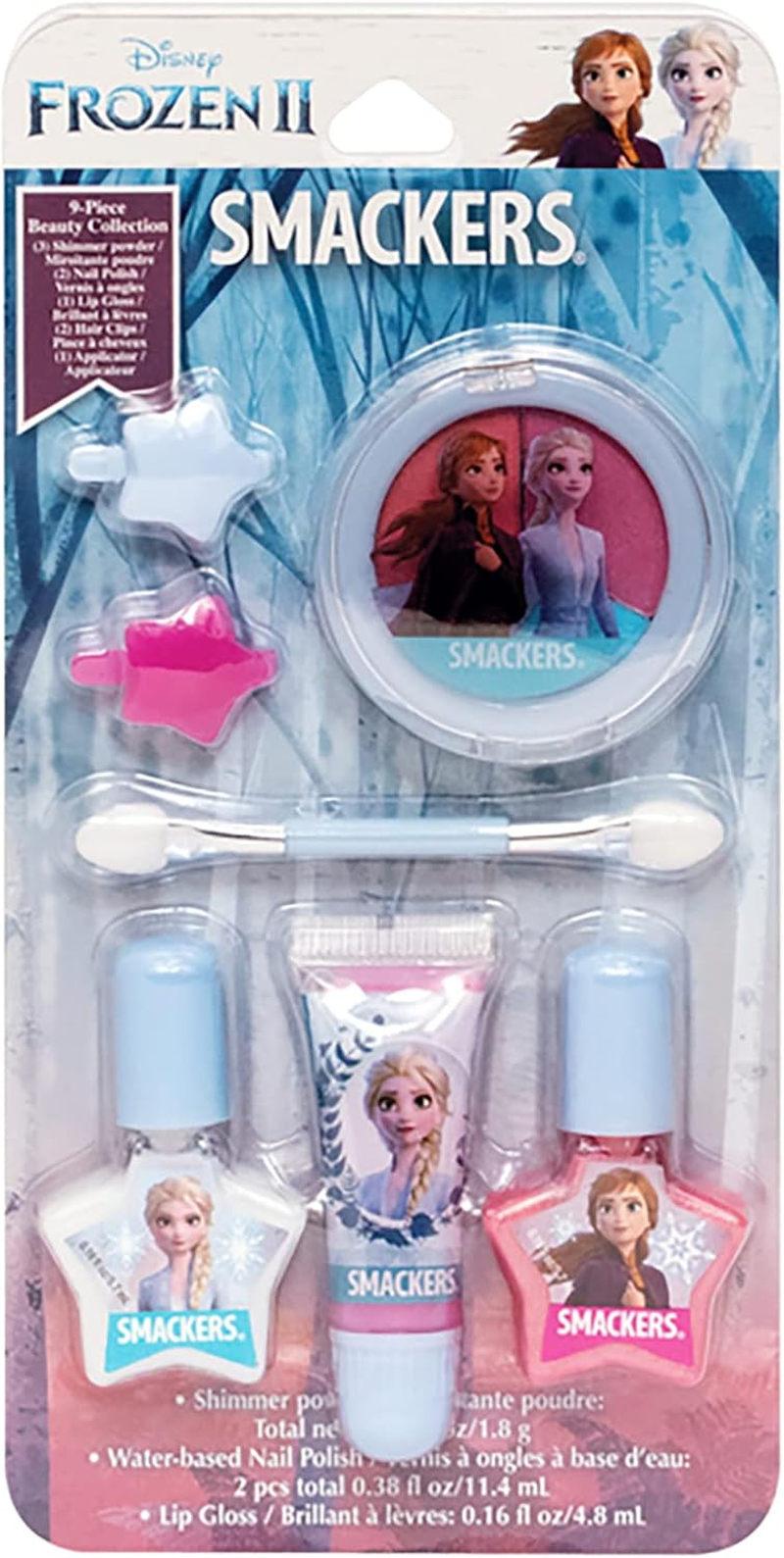 Lip Smacker Disney Nail Collection, Princess Nail Polish, Set of 6 Water-Based Polishes