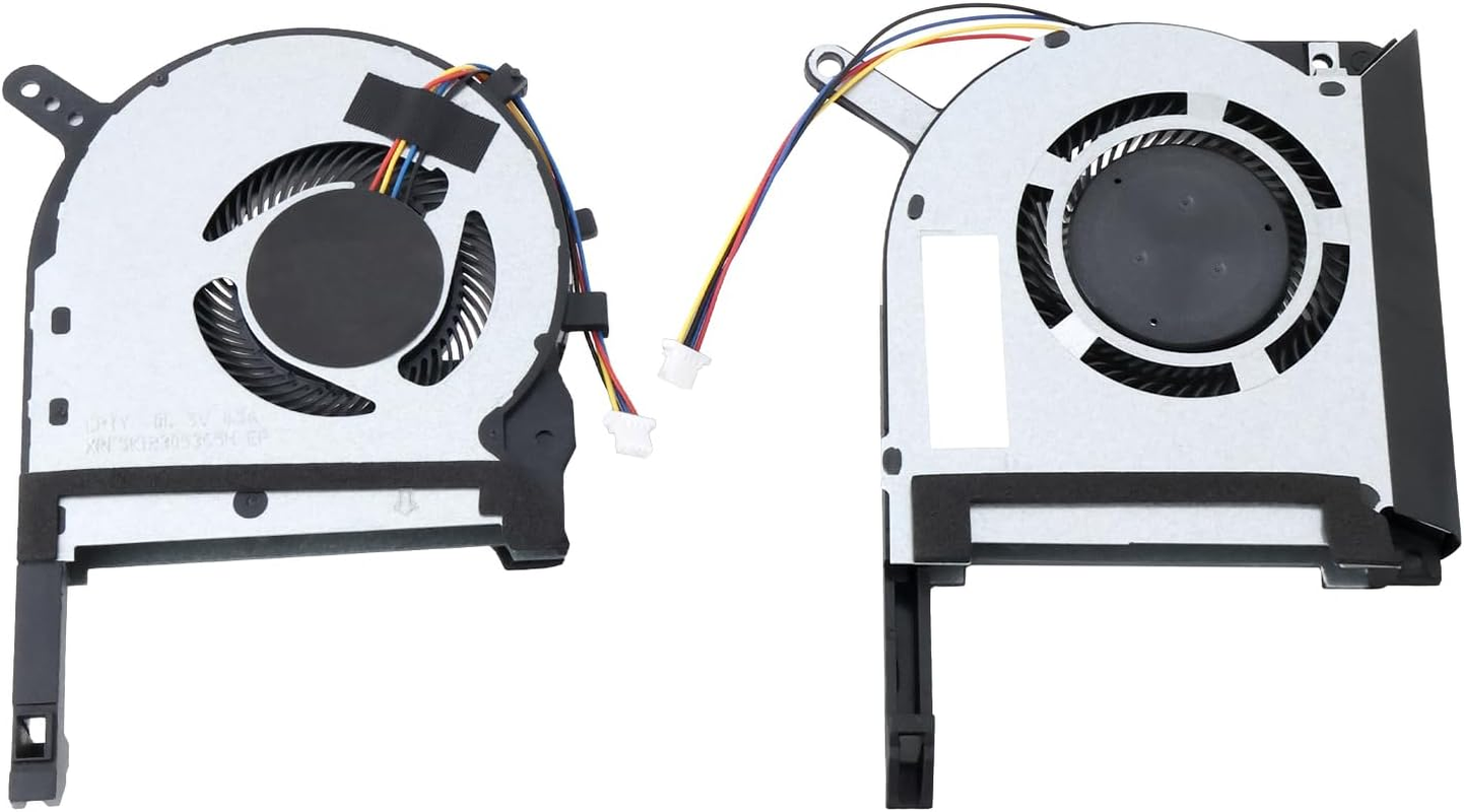 VGOL 1Pair CPU+GPU Cooling Fan Compatible with ASUS TUF FX505DT FX505 FX505DD FX95 FX705DU FX705DD FX705DT FX95G FX86 ZX86 image number 5