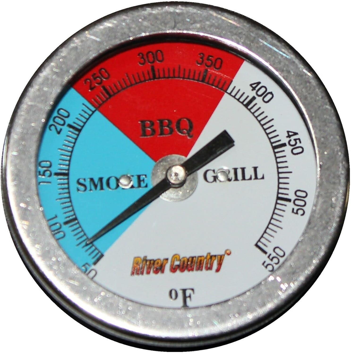 River Country 3" (RC-T34CC) Adjustable BBQ, Grill, Smoker Thermometer Temperature Gauge 50 to 550F image number 2