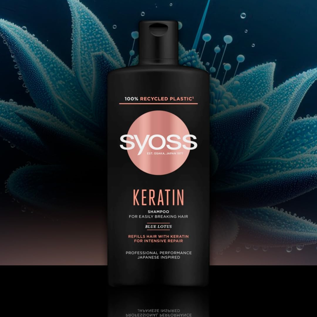 Syoss Keratin Hair Perfection Shampoo 500Ml image number 2