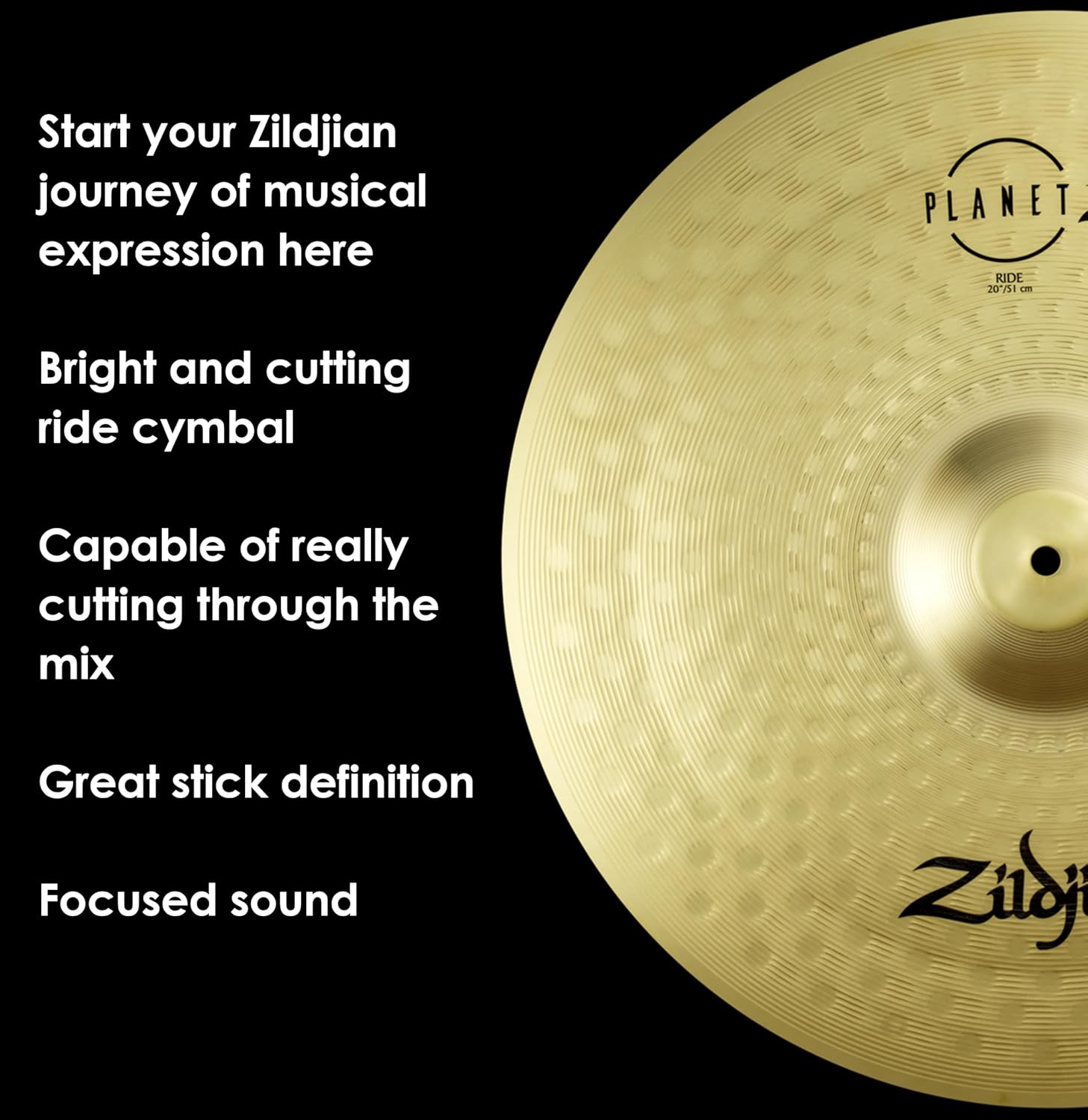Zildjian Planet Z Ride Cymbal (ZP20R) image number 5
