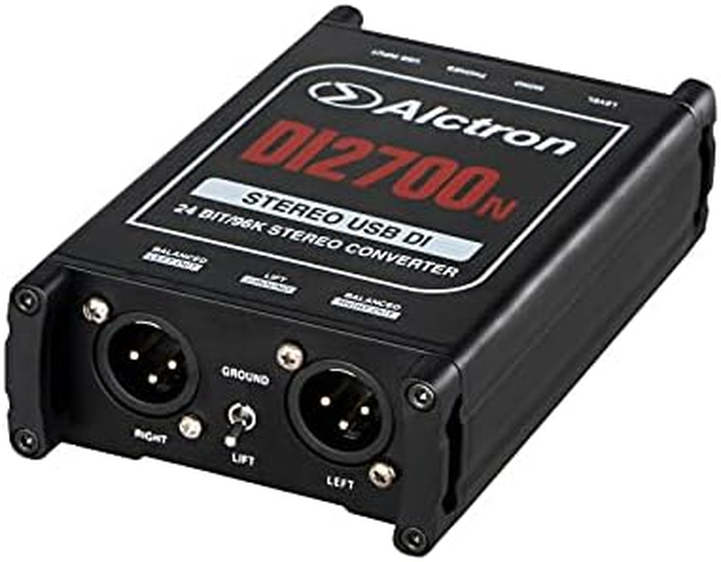 Alctron DI2700N Active 2-Channel Computer Digital Audio Interface DI Box image number 1