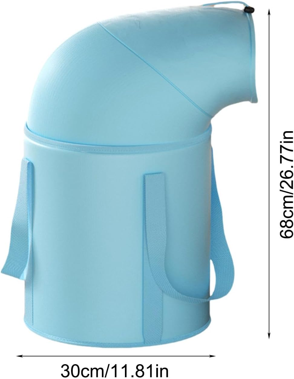 Foot Spa Soak Tub | Foldable Feet Basin Bucket | Portable Foot Soak Tub for Camping, Picnic, Hiking, Rowing, Fishing - Pink image number 5