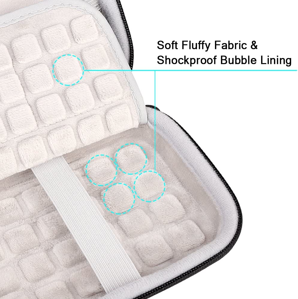 Lacdo EVA Shockproof Hard Drive Case for Western Digital WD My Passport Ultra WD Elements Gaming Drive Portable External Hard Drive 1TB 2TB 3TB 4TB 5TB USB 3.0 USB-C 2.5" HDD Travel Storage Bag, Blue image number 3