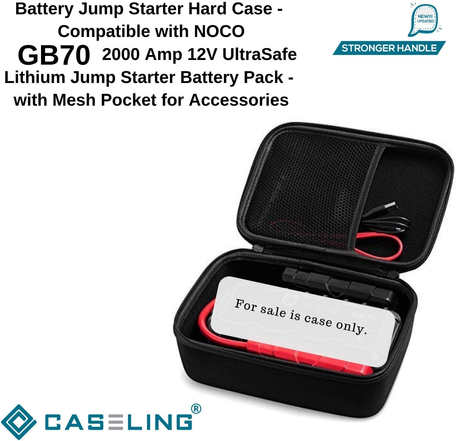 Caseling Case Fits Noco Genius Boost HD GB70 2000 Amp 12V Ultrasafe Lithium Jump Starter. by Caseling image number 6