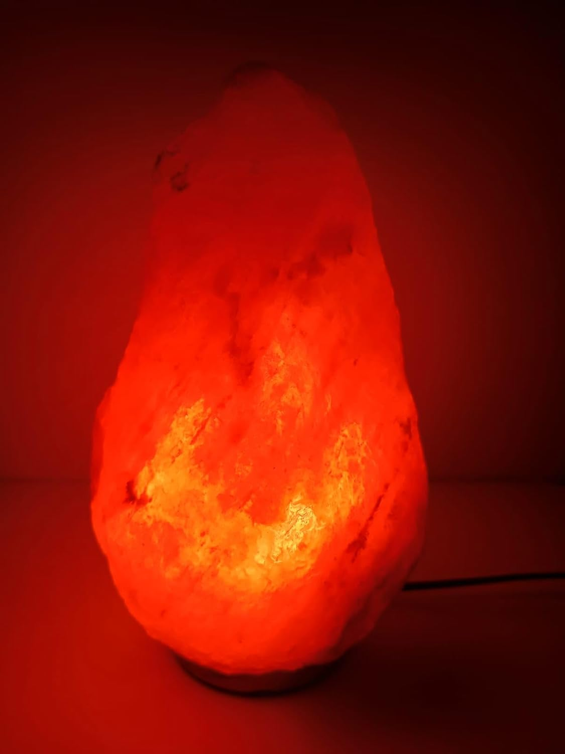 Premium Himalayan Crystal Salt Lamp 100% Authentic, Handcrafted from the Foothills of the Himalayas Beautifully Hand Craft Comes with Complete Electric Fitting &ndash; Quality Guaranteed image number 1