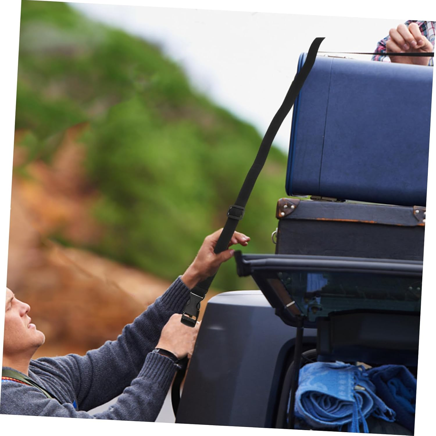 GLSTOY Adjustable Luggage Straps Buckle for Suitcases 4Pcs Set Versatile Straps image number 6