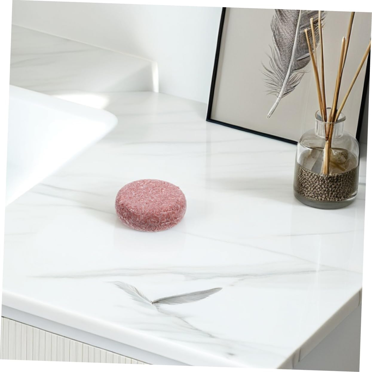 ARTSEWPLY 2Pcs Handmade Shampoo Bar for Thinning Hair Oil Control Exfoliating Soap Travel-Friendly Natural Cleaner Suitable for All Hair Types Gentle Care image number 6