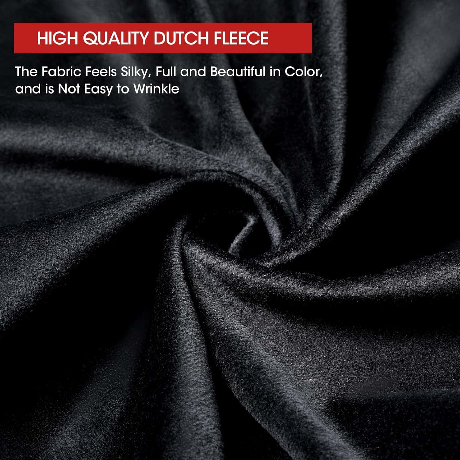Grand Piano Cover Moisture-Proof and Dustproof Baby Grand Piano Protective Cover Washable with Velvet Full Triangle Piano Cover 62.9"X59"X19.6" (S-62.9", Thickened Black) image number 6