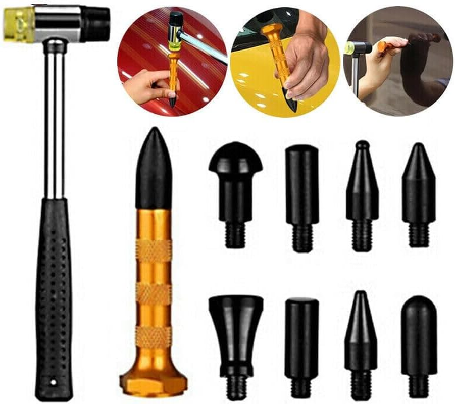 16PCS PDR Rods Tools Car Auto Paintless Dent Repair Pen Removal Puller Kit image number 2