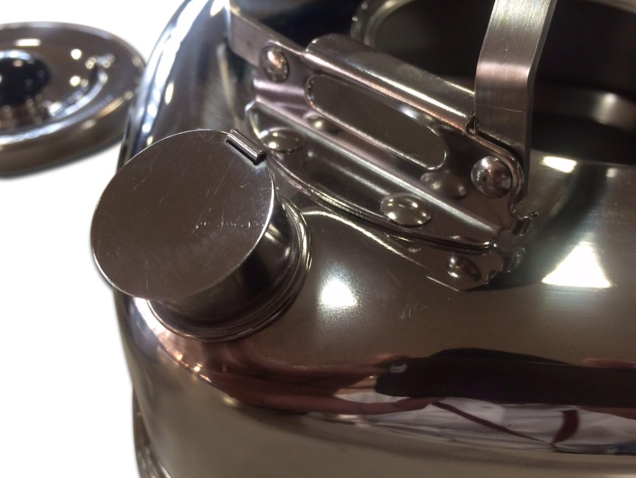 Sugiyama KS-2621 Kettle, 6.5 Gal (2.5 L), Compatible with Induction and Gas Fire, Stainless Steel, Stores in the Refrigerator, Barley Tea, Compact, Storable, Stackable, Made in Japan image number 6