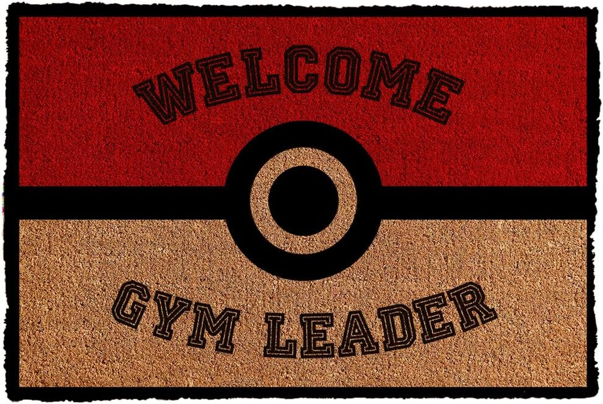Pokemon Welcome Gym Leader Doormat image number 1
