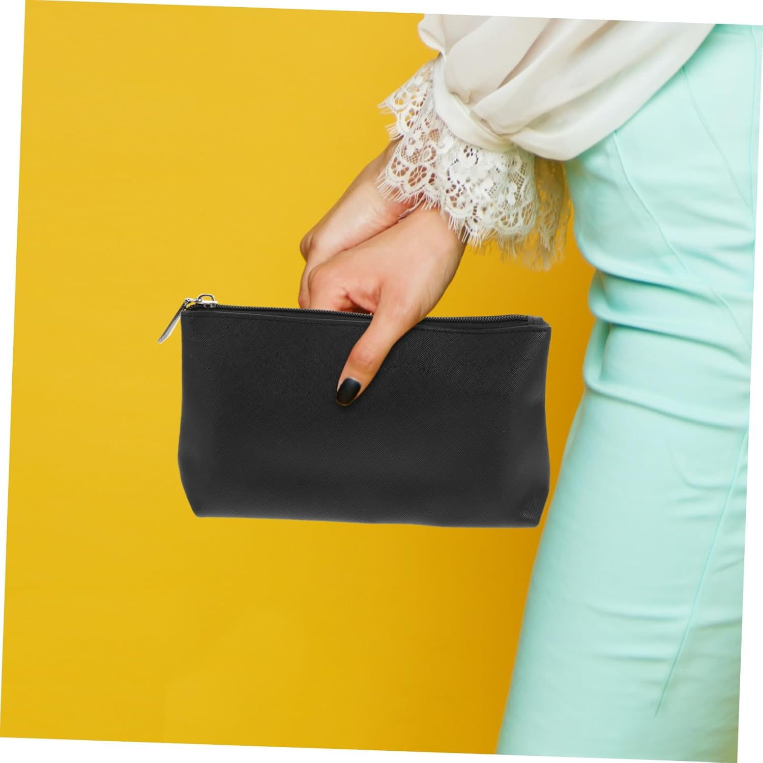 BESTYASH 3Pcs Supple Bag Keys Storage Bag Portable Small Coin Purse for Outdoor Use Change Pouch for Traveling image number 3