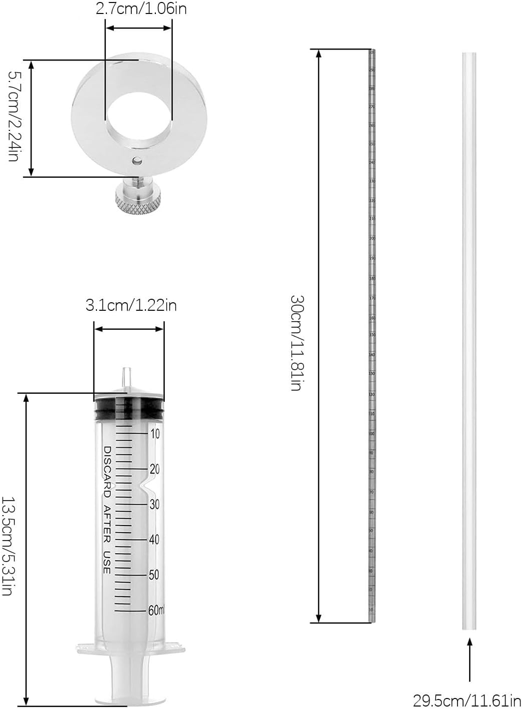 Fork Oil Levels Tool - Precise Motorcycle Fork Seal Driver Kit - Seals Tightly Powersports Supplies, Automotive Equipment for Young, Professionals, Beginners, Home Users image number 4