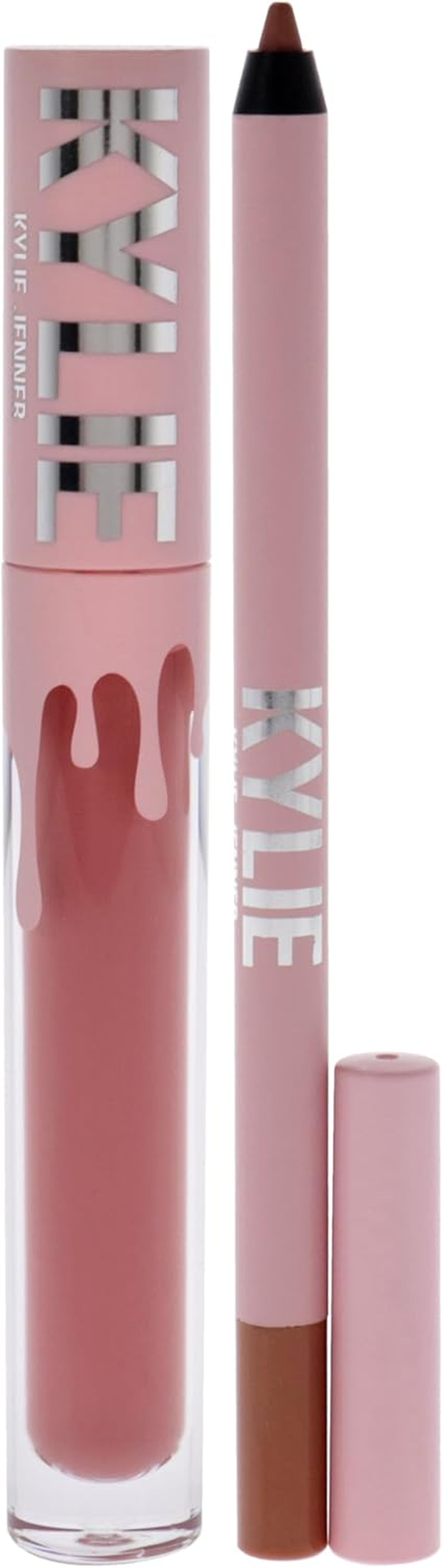 Kylie Cosmetics Matte Lip Kit - 808 Kylie for Women 2 Pc 0.10Oz Matte Liquid Lipstick, 0.039Oz Lip Liner