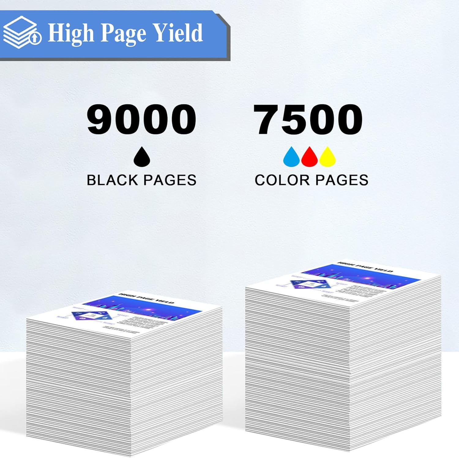 542 Ink Compatible Refill Bottle Ink 542 T542 Work for Ecotank Pro ET-5150 ET-5170 ET-5180 ET-5800 ET-5850 ET-5880 ET-16650 ET-16600 Workforce ST-C8000 (4 Packs, BK/C/M/Y) image number 1