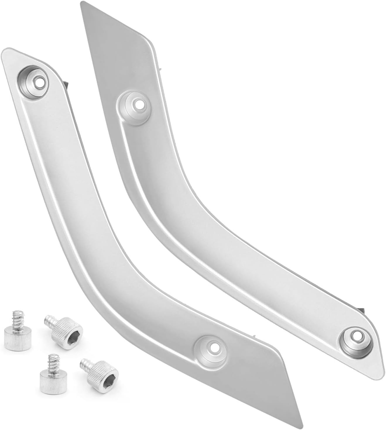 UOIENRT 2Pcs Interior Door Grab Handle Inserts Cover Trim Replacement for Jeep 2011-2018 Wrangler Jk(Left+Right) image number 3