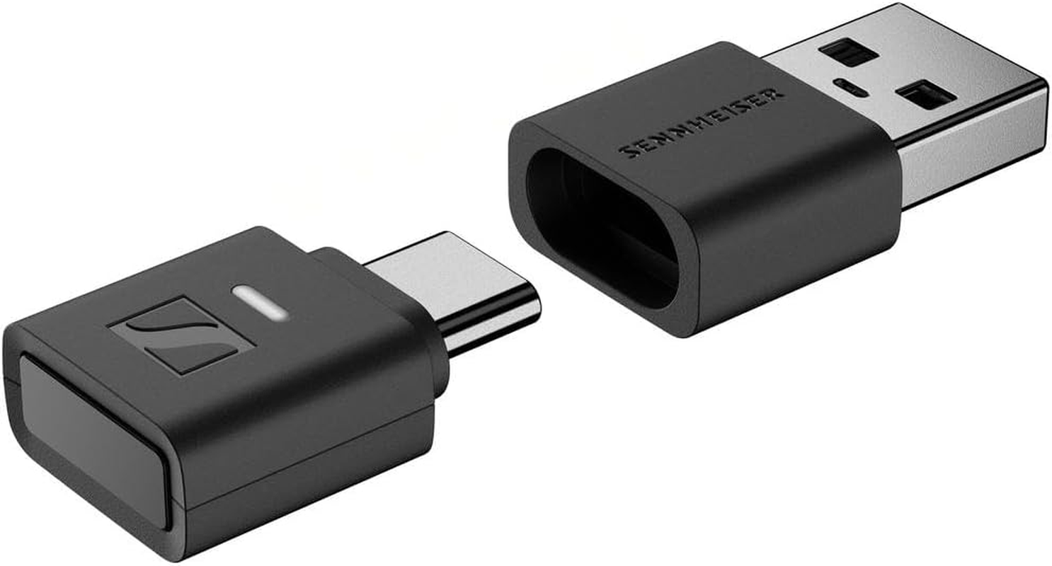 Sennheiser BTD 700 Bluetooth USB Dongle - Aptx Lossless, Auracast, Plug & Play Audio Transmitter for Headphones and Speakers - Ultra-Low Latency, Bluetooth 5.4, USB-C & USB-A Compatible