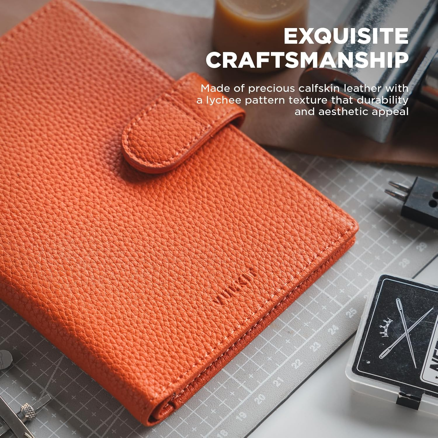 VULKIT Leather Passport Wallet for 2 Passports Pocket Slim Double Passport Holder RFID Blocking Passport Travel Wallet with ID Window for Women