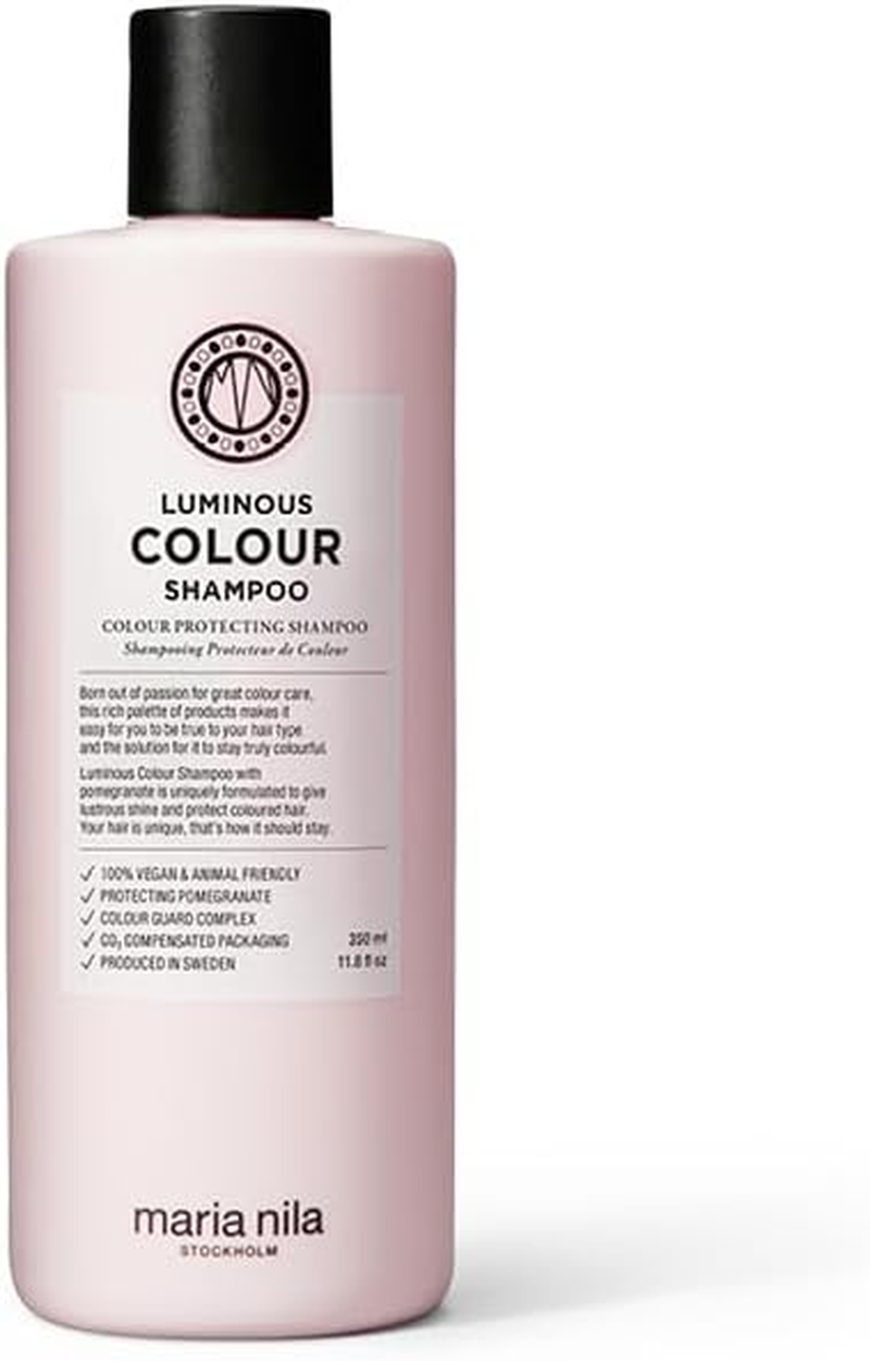 Maria Nila Luminous Colour Shampoo, Reduces Colour Loss When Washing, Pomegranate Counteracts Drying Out, 100% Vegan, Sulphate & Paraben-Free, 350 Ml image number 1