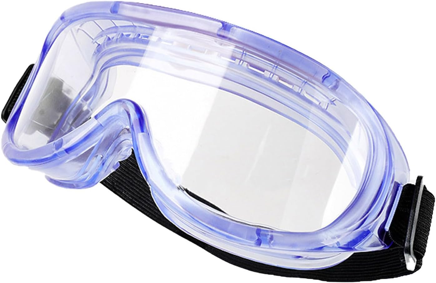 Roczential Safety Goggles Clear Lenses Anti-Fog Protective Goggles Wide Field of View Adjustable Chemical Splash Protective Eyewear Soft Lightweight Eyewear