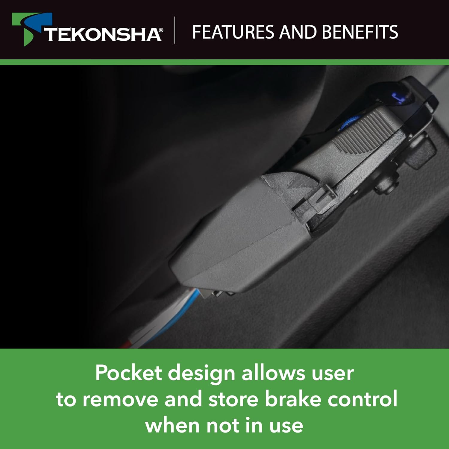 Tekonsha 7686 Prodigy Brake Control Mounting Pocket Kit