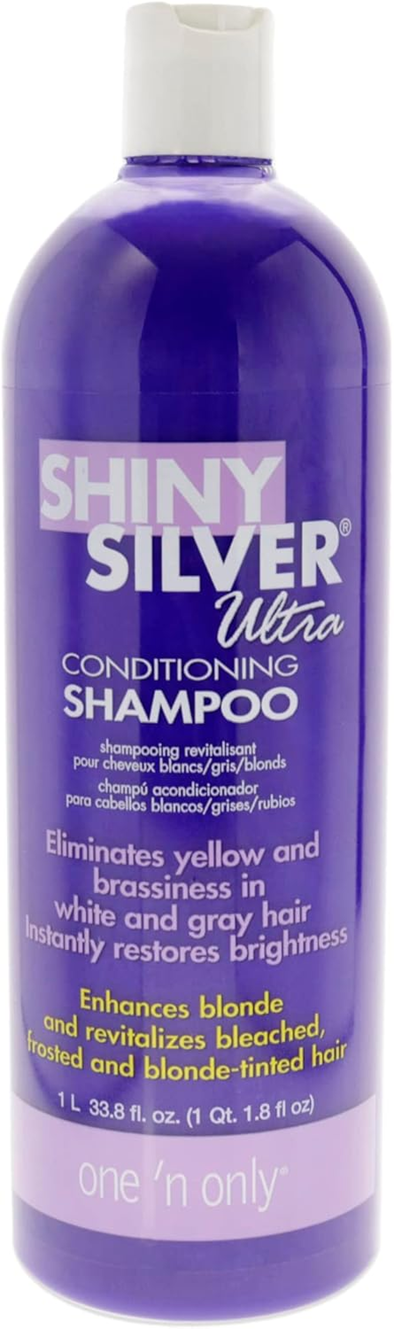 One 'N Only Shiny Silver Ultra Conditioning Shampoo for Unisex 33.8 Oz Shampoo image number 1