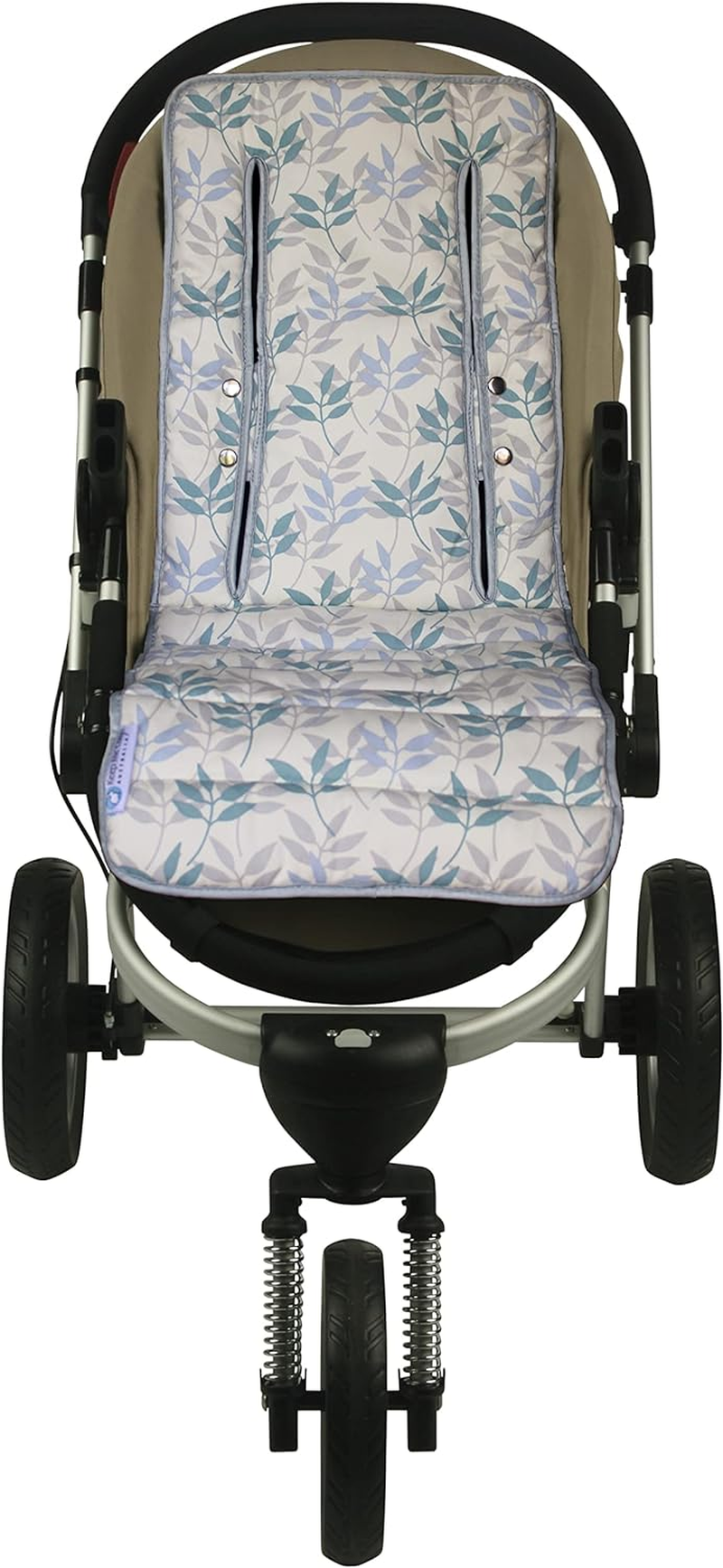 Keep Me Cosy&trade; Footmuff and Pram Liner 2 in 1 Set Toddler Size - Pastel Leaf image number 4