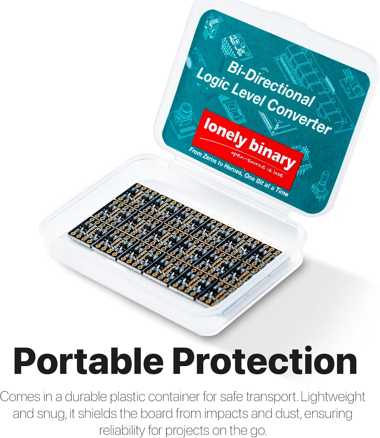 27Pcs Logic Level Converter Kit &ndash; Lead-Free Bi-Directional Voltage Shifters (2CH, 4CH, 6CH) Gold Edition image number 1