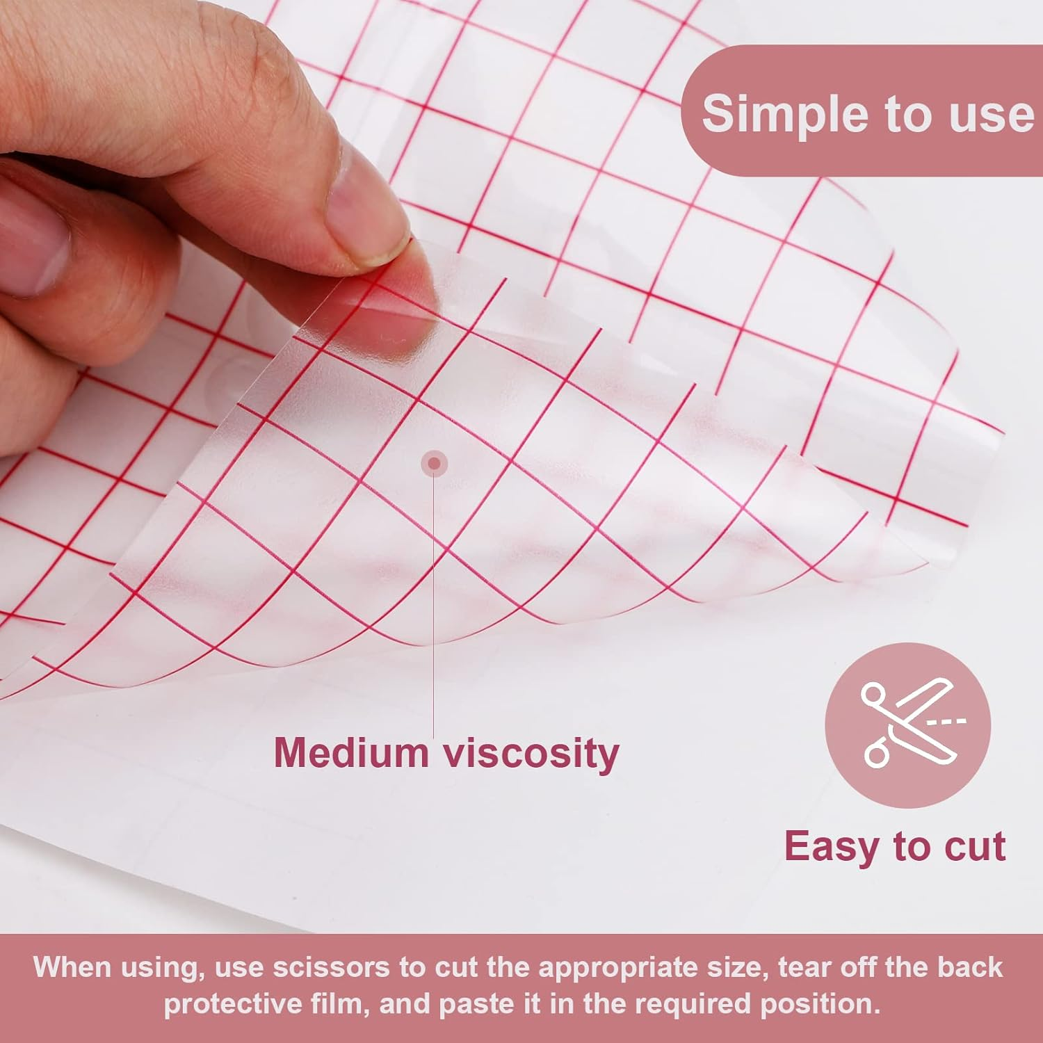 Homiliky Adhesive Vinyl Permanent 20 Sheets & 5 Transfer Tape Sheets (5.9X11.8 In) - for Cricut Joy Vinyl for Decor Sticker,Accessories and Supplies,Craft Cutter, Outdoor, Car Decal, Decoration Vinyl image number 1